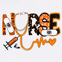 Nurse Halloween Festive Flatbill Hat