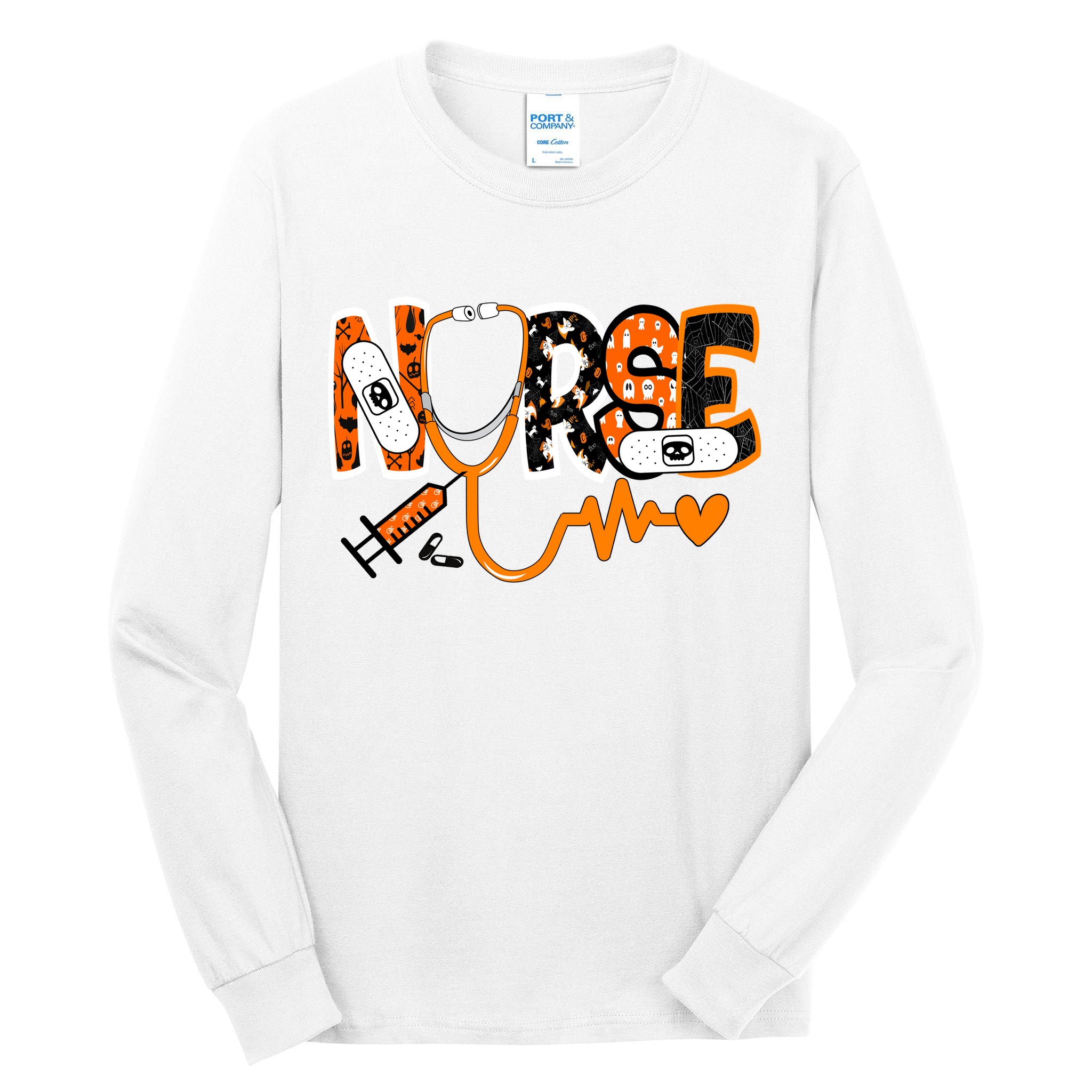 Nurse Halloween Festive Tall Long Sleeve T-Shirt