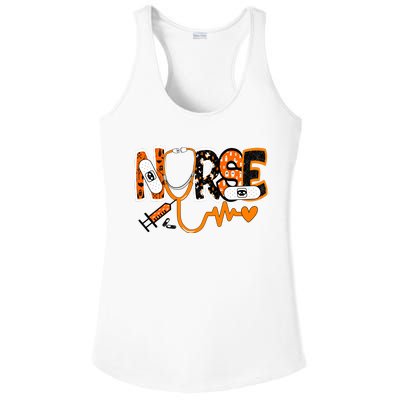 Nurse Halloween Festive Ladies PosiCharge Competitor Racerback Tank