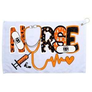 Nurse Halloween Festive Grommeted Golf Towel