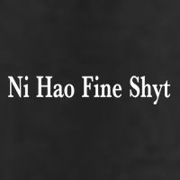 Ni Hao Fine Shyt Meme Slogan 7 Panel Mesh Trucker Snapback Hat