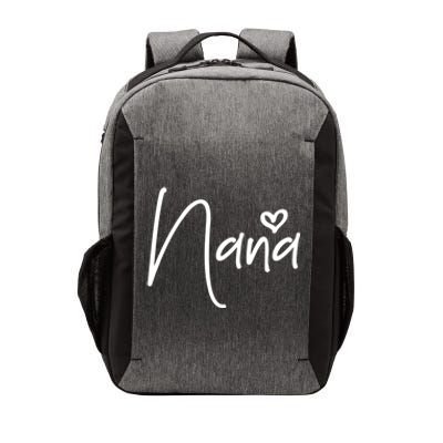 Nana Heart Grandma Women Christmas Mother's Day Birthday Gift Vector Backpack