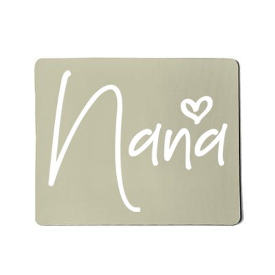 Nana Heart Grandma Women Christmas Mother's Day Birthday Gift Mousepad