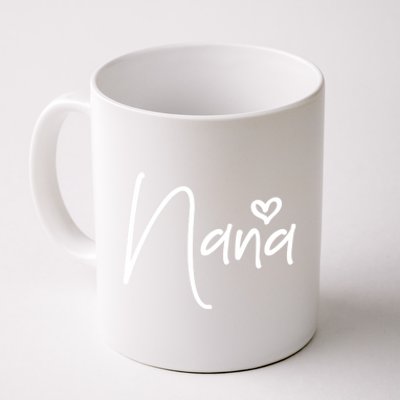 Nana Heart Grandma Women Christmas Mother's Day Birthday Gift Coffee Mug