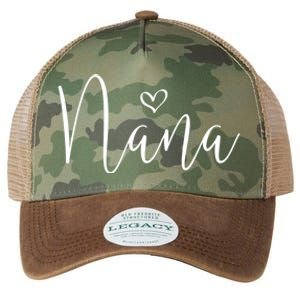 Nana Heart Grandma Christmas MotherS Day Meaningful Gift Legacy Tie Dye Trucker Hat