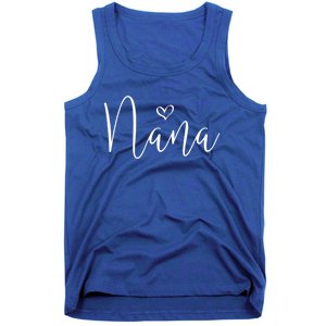 Nana Heart Grandma Christmas MotherS Day Meaningful Gift Tank Top