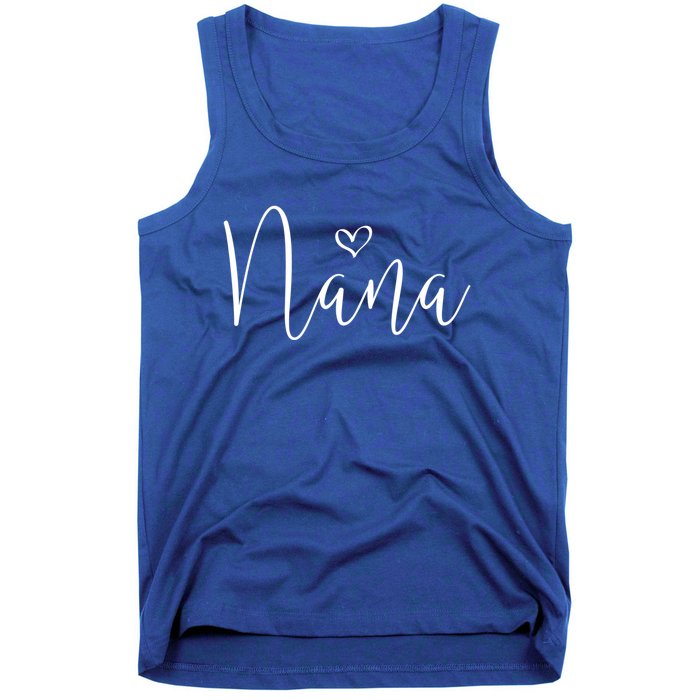 Nana Heart Grandma Christmas MotherS Day Meaningful Gift Tank Top