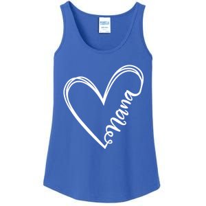 Nana Heart Grandma For Christmas And Mother's Day Gift Ladies Essential Tank