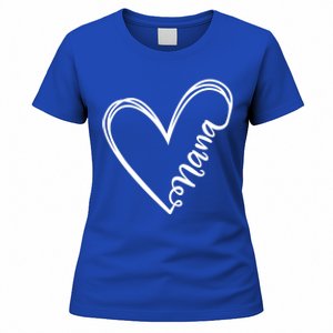 Nana Heart Grandma For Christmas And Mother's Day Gift Women's T-Shirt