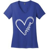 Nana Heart Grandma For Christmas And Mother's Day Gift Women's V-Neck T-Shirt