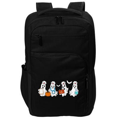 Nurse Halloween Ghost Festive Impact Tech Backpack
