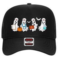 Nurse Halloween Ghost Festive Trucker Hat