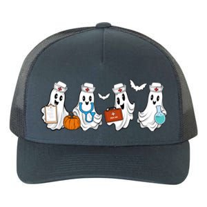 Nurse Halloween Ghost Festive Yupoong Adult 5-Panel Trucker Hat