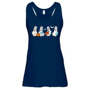 Nurse Halloween Ghost Festive Ladies Essential Flowy Tank