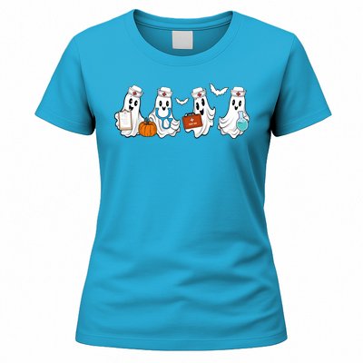 Nurse Halloween Ghost Festive Women's T-Shirt