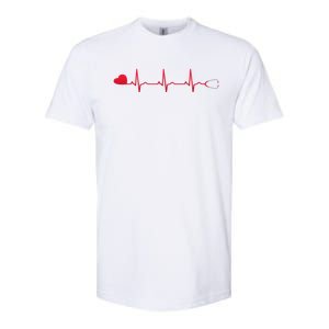 Nurse Heartbeat Gift For Dedicated And Compassionate Cool Gift Softstyle CVC T-Shirt