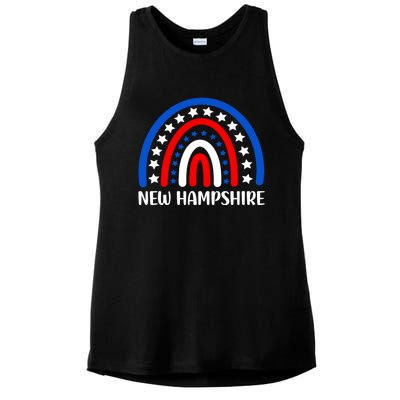 New Hampshire Gift I Love New Hampshire Usa Great Gift Ladies PosiCharge Tri-Blend Wicking Tank