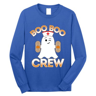 Nurse Halloween Gift For Hospital School Nurse Boo Boo Crew Gift Long Sleeve Shirt