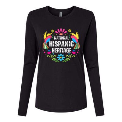 National Hispanic Heritage Month Womens Cotton Relaxed Long Sleeve T-Shirt