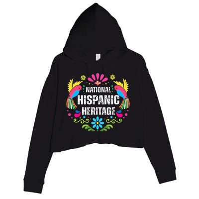 National Hispanic Heritage Month Crop Fleece Hoodie