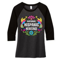 National Hispanic Heritage Month Women's Tri-Blend 3/4-Sleeve Raglan Shirt