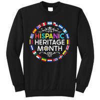 National Hispanic Heritage Month All Countries Flags Sweatshirt