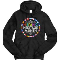 National Hispanic Heritage Month All Countries Flags Tie Dye Hoodie