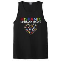 National Hispanic Heritage Month Countries Leopard Heart PosiCharge Competitor Tank