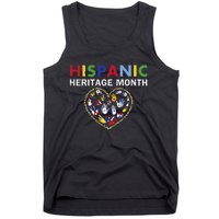 National Hispanic Heritage Month Countries Leopard Heart Tank Top