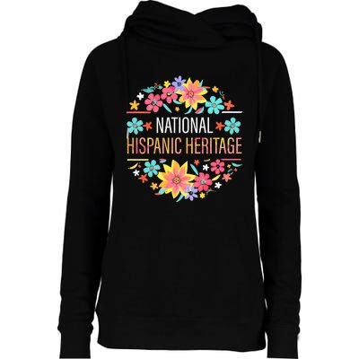 National Hispanic Heritage Month Womens Funnel Neck Pullover Hood