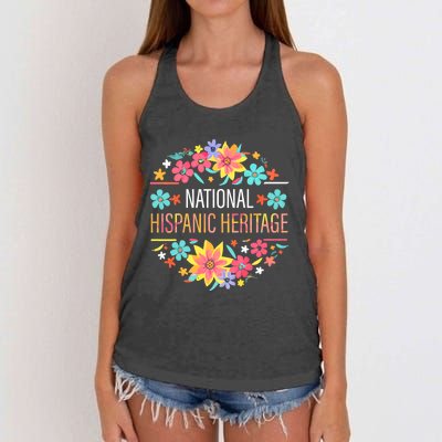 National Hispanic Heritage Month Women's Knotted Racerback Tank