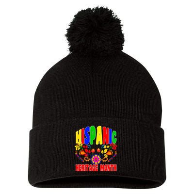 National Hispanic Heritage Month Pom Pom 12in Knit Beanie