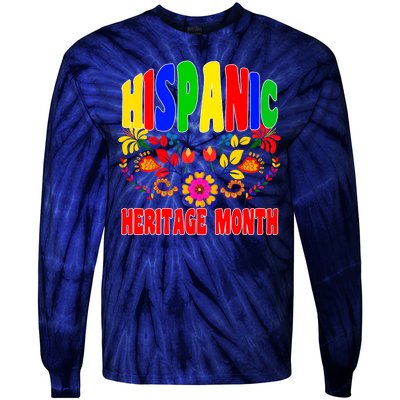 National Hispanic Heritage Month Tie-Dye Long Sleeve Shirt