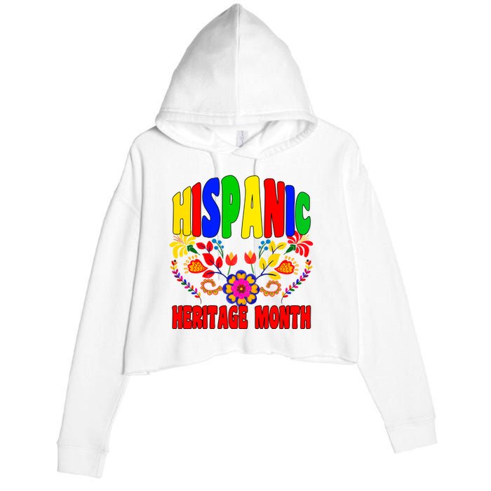 National Hispanic Heritage Month Crop Fleece Hoodie