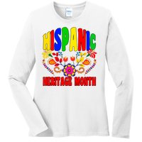 National Hispanic Heritage Month Ladies Long Sleeve Shirt