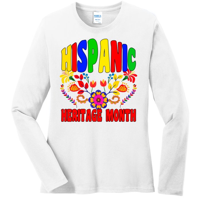 National Hispanic Heritage Month Ladies Long Sleeve Shirt