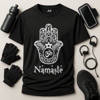 Namaste Hand Hamsa Yoga Hinduism Vedas Ohm Performance Shirt