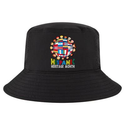 National Hispanic Heritage Month Children Latin Flags Cool Comfort Performance Bucket Hat