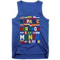 National Hispanic Heritage Month All Countries Flags Tank Top