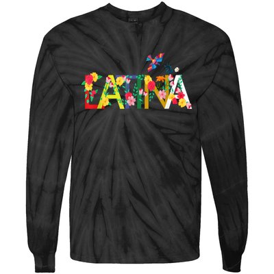 National Hispanic Heritage Month All Countries Tie-Dye Long Sleeve Shirt