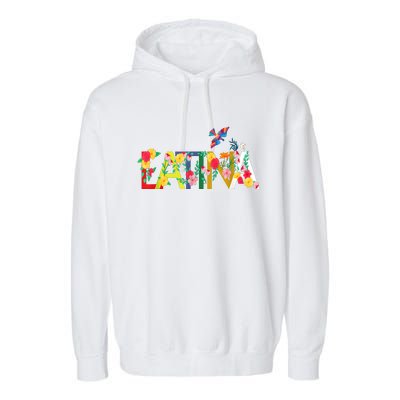 National Hispanic Heritage Month All Countries Garment-Dyed Fleece Hoodie