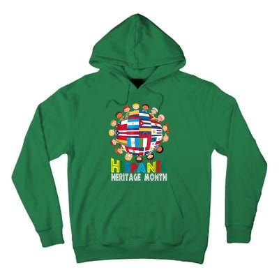 National Hispanic Heritage Month Children Latin Flags Tall Hoodie