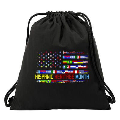 National Hispanic Heritage Month Drawstring Bag