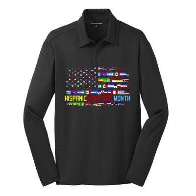 National Hispanic Heritage Month Silk Touch Performance Long Sleeve Polo