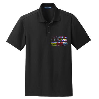 National Hispanic Heritage Month Dry Zone Grid Polo