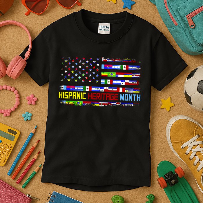 National Hispanic Heritage Month Kids T-Shirt