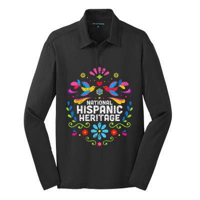 National Hispanic Heritage Month Silk Touch Performance Long Sleeve Polo