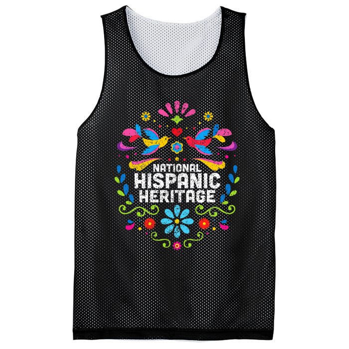 National Hispanic Heritage Month Mesh Reversible Basketball Jersey Tank