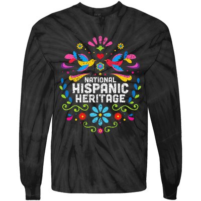 National Hispanic Heritage Month Tie-Dye Long Sleeve Shirt