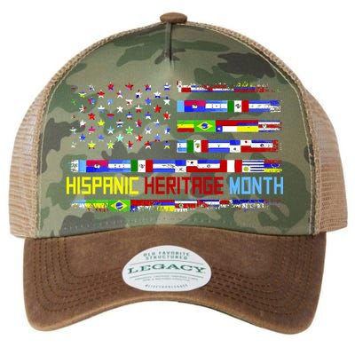 National Hispanic Heritage Month Front And Back Legacy Tie Dye Trucker Hat
